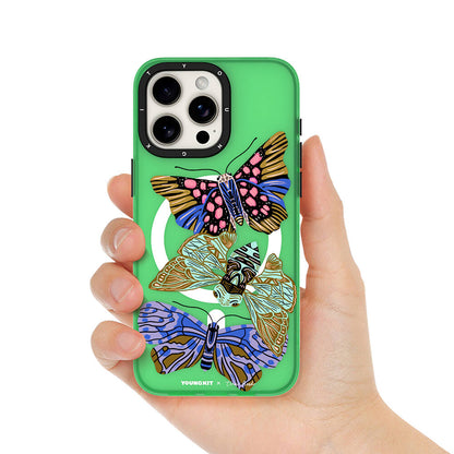 iPhone 15 Pro Kılıf M-safe Şarj Özellikli YoungKit Huagu Serisi Kılıf