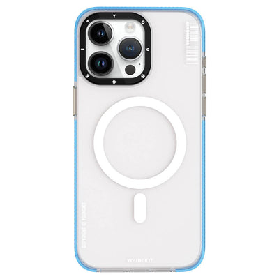 Apple iPhone 15 Pro Kılıf Magsafe Şarj Özellikli Youngkit Jiansha Serisi Kapak Siyah
