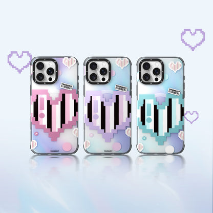 iPhone 15 Pro Kılıf M-safe Şarj Özellikli Youngkit Love Serisi Kılıf