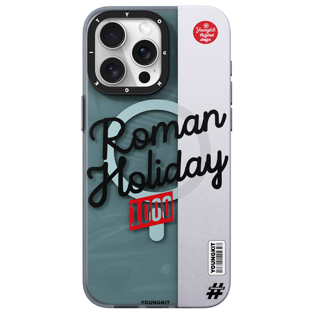 Apple iPhone 15 Pro Kılıf Magsafe Şarj Özellikli Youngkit Motorcycle Legend Serisi Kapak Siyah