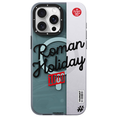 Apple iPhone 15 Pro Kılıf Magsafe Şarj Özellikli Youngkit Motorcycle Legend Serisi Kapak Siyah