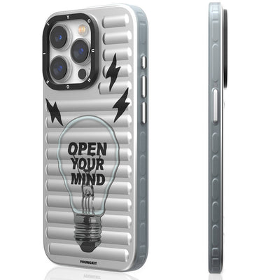 Apple iPhone 15 Pro Kılıf Magsafe Şarj Özellikli Youngkit Open Mind Serisi Kapak Siyah