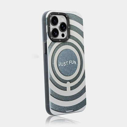 iPhone 15 Pro Kılıf M-safe Şarj Özellikli Youngkit Star Dazzle Serisi Kılıf