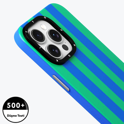 iPhone 15 Pro Kılıf M-safe Şarj Özellikli Youngkit Striped Piano Keys Serisi Kılıf