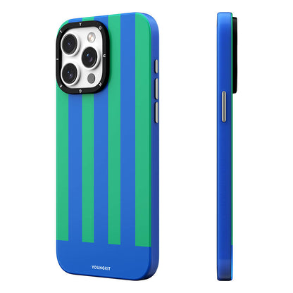 iPhone 15 Pro Kılıf M-safe Şarj Özellikli Youngkit Striped Piano Keys Serisi Kılıf
