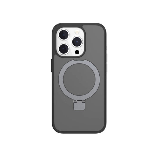 iPhone 15 Pro Kılıf M-safe Şarj Özellikli Yüzük Standlı Lisanslı Switcheasy Magstand-M Kılıf