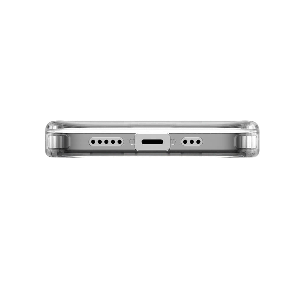 Apple iPhone 15 Pro Kılıf Magsafe Şarj Özellikli Yüzük Standlı Lisanslı Switcheasy Magstand-M Kapak Renksiz