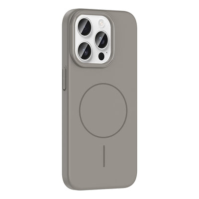 Apple iPhone 15 Pro Kılıf M-safe Şarj Özellikli Zore Ruby Sert Kapak Lacivert