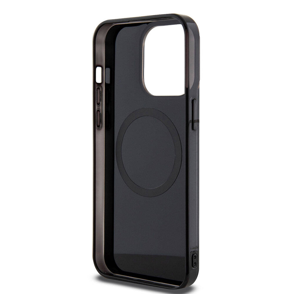 iPhone 15 Pro Kılıf Mercedes Benz Orjinal Lisanslı M-safe Şarj Özellikli Çift Katmanlı Paralel Çizgi Desenli Kılıf