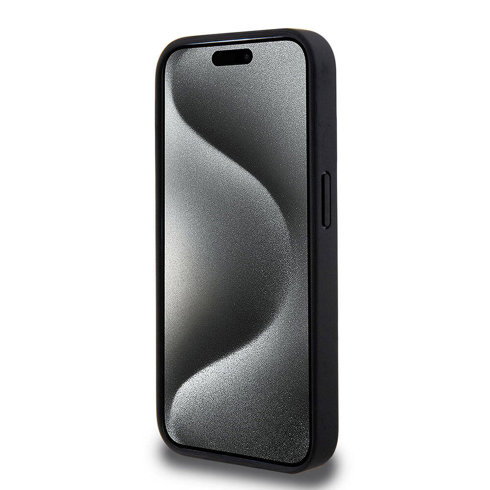 iPhone 15 Pro Kılıf Mercedes Benz Orjinal Lisanslı M-safe Şarj Özellikli Mühürlü Yıldız Desenli ve Logolu Deri Kılıf