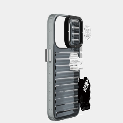 iPhone 15 Pro Kılıf Şeffaf Renkli Tasarım YoungKit Fluorite Serisi Kılıf