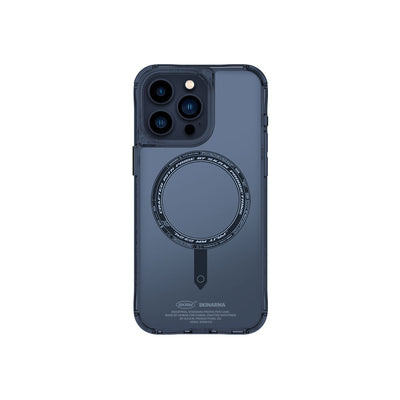 Apple iPhone 15 Pro Kılıf SkinArma Şeffaf Airbag Tasarımlı Magsafe Şarj Özellikli Saido Kapak Renksiz