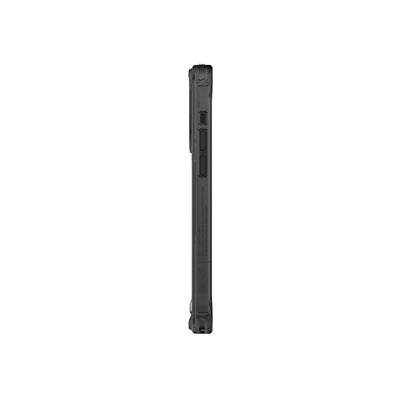 Apple iPhone 15 Pro Kılıf SkinArma Şeffaf Airbag Tasarımlı Magsafe Şarj Özellikli Saido Kapak Siyah