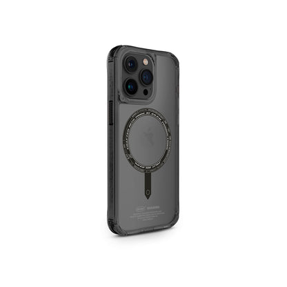 iPhone 15 Pro Kılıf SkinArma Şeffaf Airbag Tasarımlı M-safe Şarj Özellikli Saido Kılıf