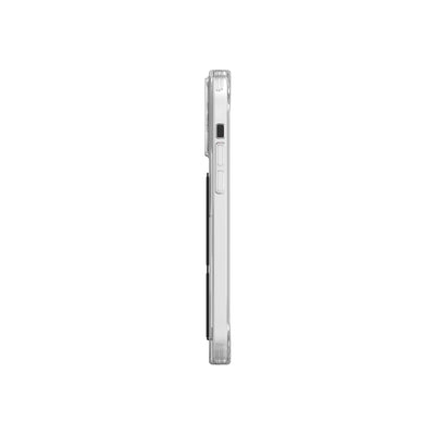Apple iPhone 15 Pro Kılıf SkinArma Standlı Şeffaf Tasarımlı Apex Kapak Siyah