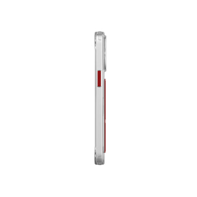 Apple iPhone 15 Pro Kılıf SkinArma Standlı Şeffaf Tasarımlı Apex Kapak Siyah