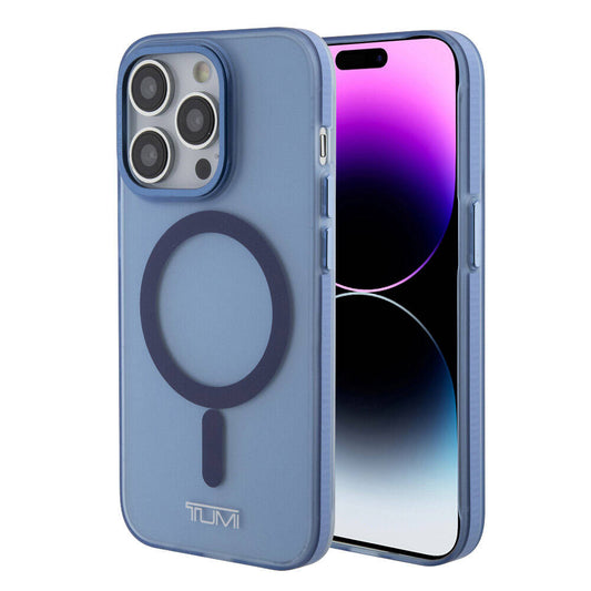 iPhone 15 Pro Kılıf TUMI Orjinal Lisanslı M-safe Şarj Özellikli Buzlu Mat Kılıf