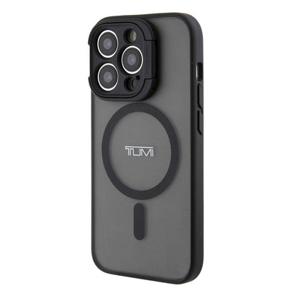 iPhone 15 Pro Kılıf TUMI Orjinal Lisanslı M-safe Şarj Özellikli Kamera Standlı Buzlu Mat Kılıf