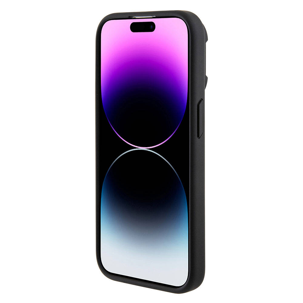 iPhone 15 Pro Kılıf TUMI Orjinal Lisanslı M-safe Şarj Özellikli Kamera Standlı Buzlu Mat Kılıf