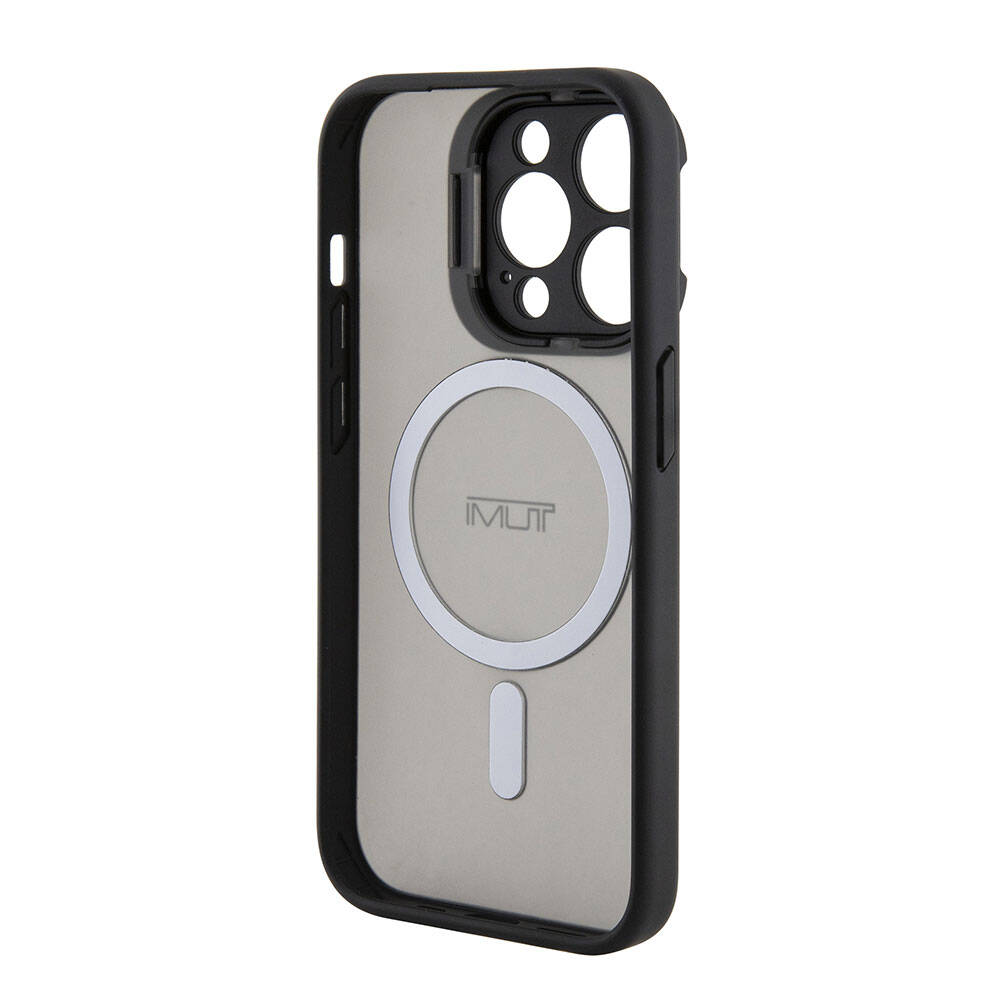 iPhone 15 Pro Kılıf TUMI Orjinal Lisanslı M-safe Şarj Özellikli Kamera Standlı Buzlu Mat Kılıf