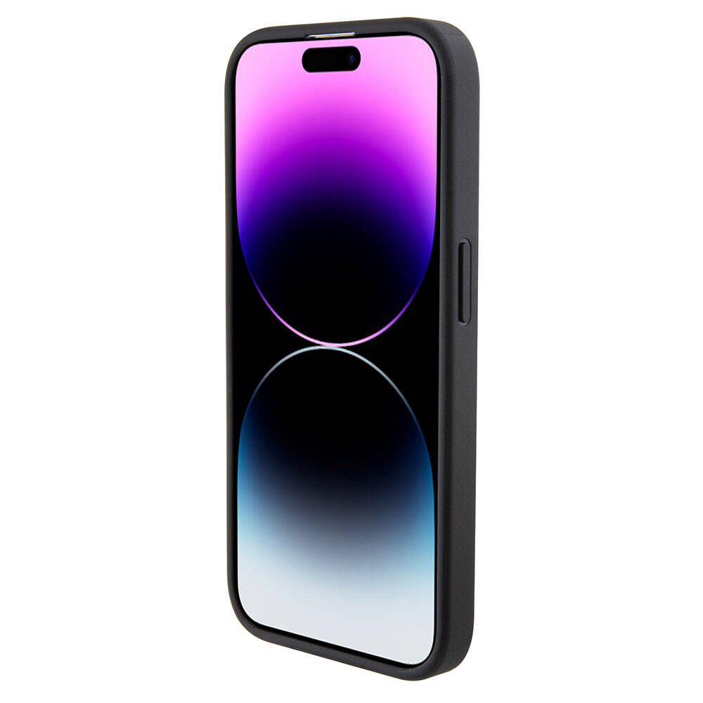 Apple iPhone 15 Pro Kılıf U.S. Polo Assn. Orjinal Lisanslı Üç Renk Şerit Tasarımlı Baskı Logolu Kapak Lacivert