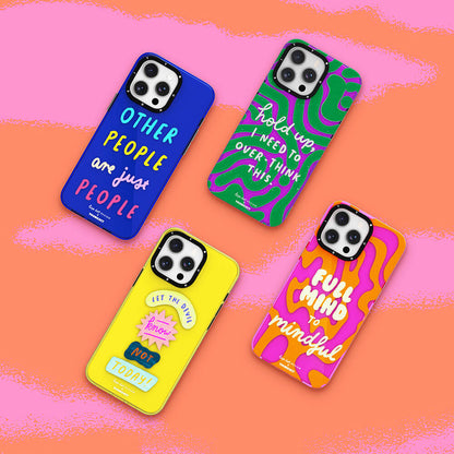 iPhone 15 Pro Kılıf Yazı Desenli Youngkit Mindfulness Serisi Kılıf