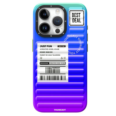 Apple iPhone 15 Pro Kılıf YoungKit The Secret Color Serisi Kapak Mor