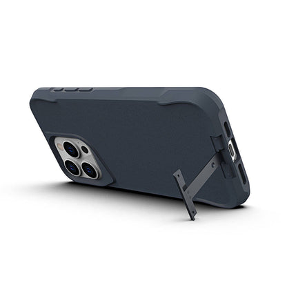 iPhone 15 Pro Kılıf Zore Airbag Kenarlı T-Max Mat Standlı Kılıf