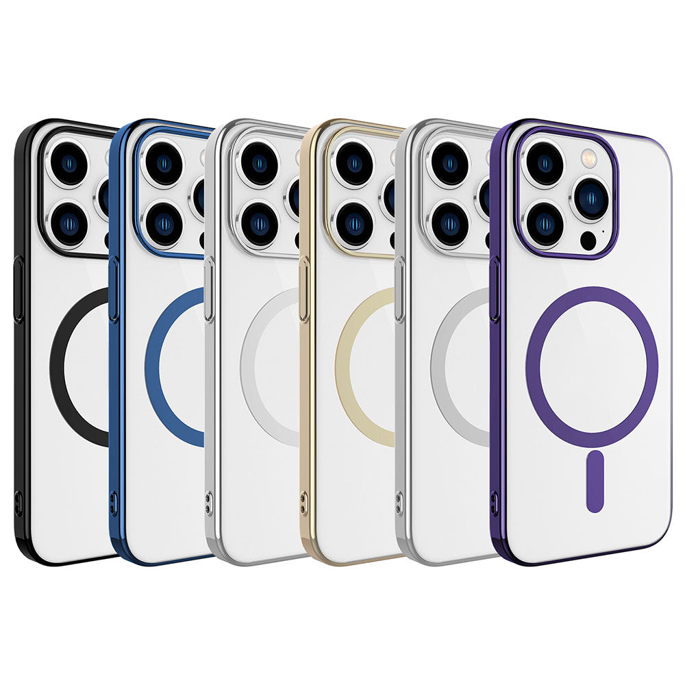 iPhone 15 Pro Kılıf Zore Wireless Şarj Özellikli Pixel M-safe Kılıf