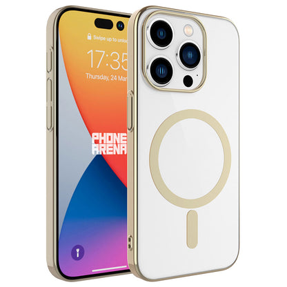 iPhone 15 Pro Kılıf Zore Wireless Şarj Özellikli Pixel M-safe Kılıf