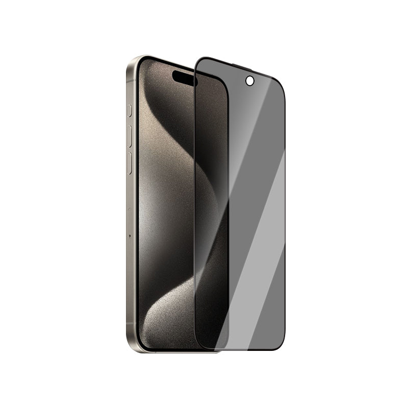 iPhone 15 Pro Max CaseWorld HD Serisi 0.33mm Privacy Temperli Cam Ekran Koruyucu