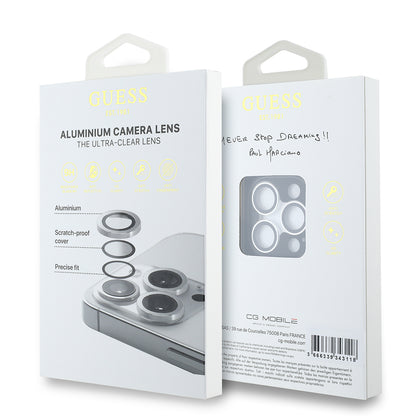 iPhone 15 Pro Max Guess Orjinal Lisanslı Metal Kamera Lens Koruyucu