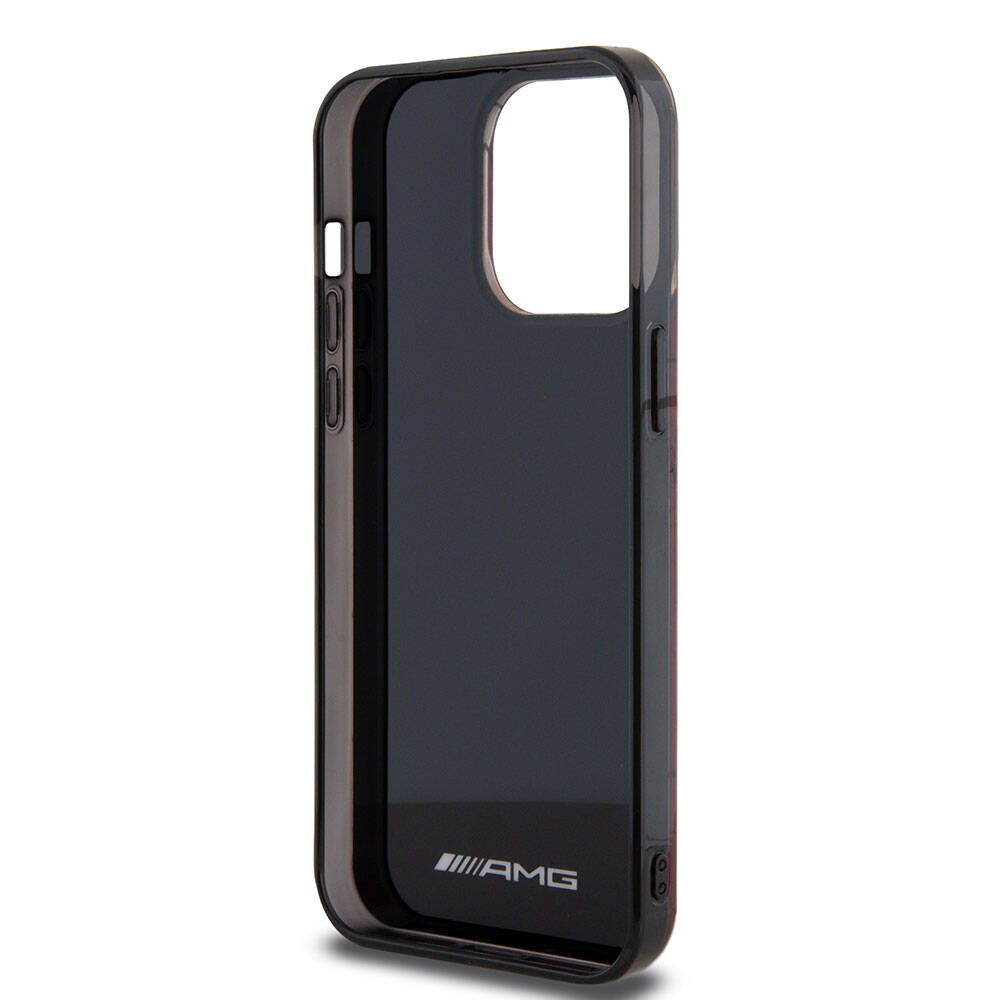 iPhone 15 Pro Max Kılıf AMG Orjinal Lisanslı Çift Katmanlı Dörtgen Desenli Kılıf