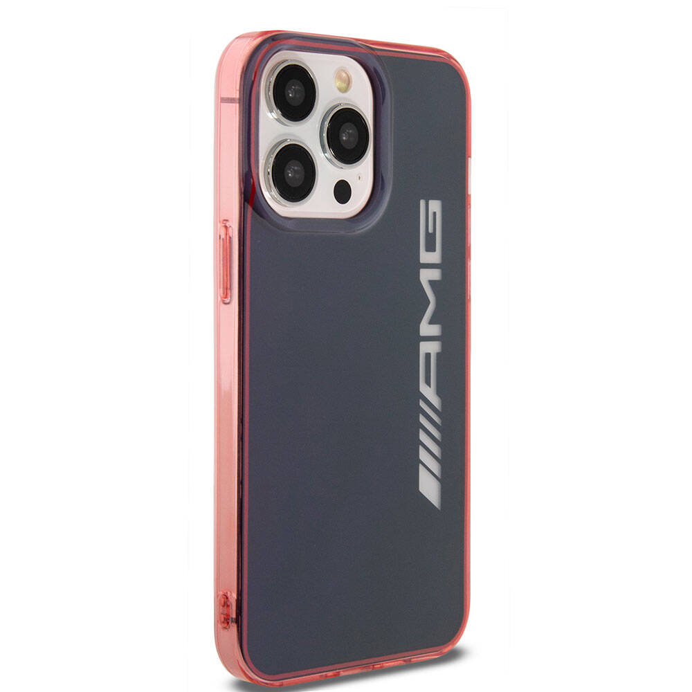 iPhone 15 Pro Max Kılıf AMG Orjinal Lisanslı Çift Katmanlı Şeffaf Büyük Logo Kılıf