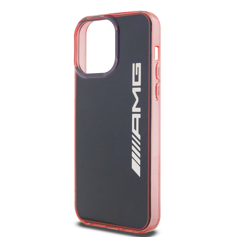 iPhone 15 Pro Max Kılıf AMG Orjinal Lisanslı Çift Katmanlı Şeffaf Büyük Logo Kılıf