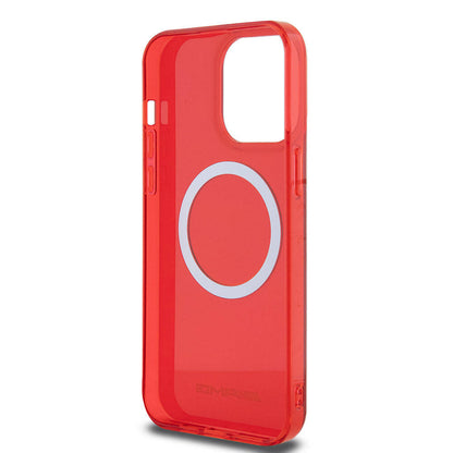 iPhone 15 Pro Max Kılıf AMG Orjinal Lisanslı M-safe Şarj Özellikli Transparan Kılıf