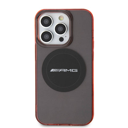 iPhone 15 Pro Max Kılıf AMG Orjinal Lisanslı M-safe Şarj Özellikli Transparan Timeless Kılıf