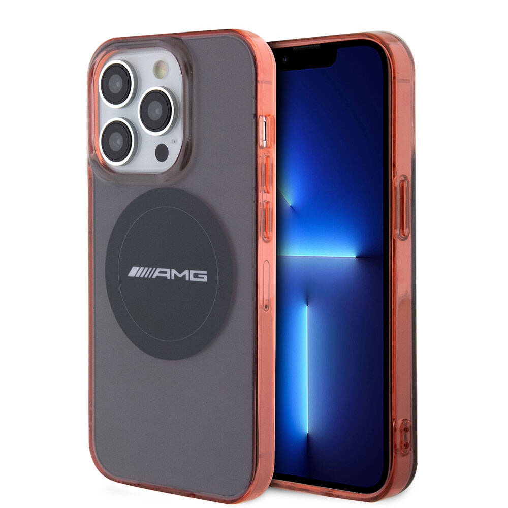 iPhone 15 Pro Max Kılıf AMG Orjinal Lisanslı M-safe Şarj Özellikli Transparan Timeless Kılıf