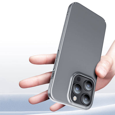 Apple iPhone 15 Pro Max Kılıf Benks Ultra İnce PC Kapak Gri