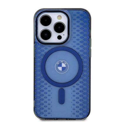 iPhone 15 Pro Max Kılıf BMW M-safe Şarj Özellikli Transparan IML Signature Orjinal Lisanslı Kılıf