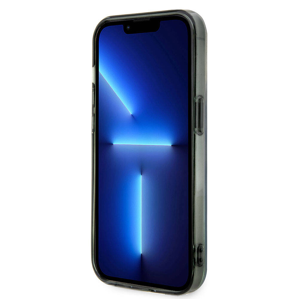 iPhone 15 Pro Max Kılıf BMW M-safe Şarj Özellikli Transparan Renk Geçişli Iridescent Orjinal Lisanslı Kılıf
