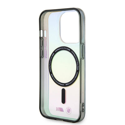 Apple iPhone 15 Pro Max Kılıf BMW Magsafe Şarj Özellikli Transparan Renk Geçişli Iridescent Orjinal Lisanslı Kapak Karışık