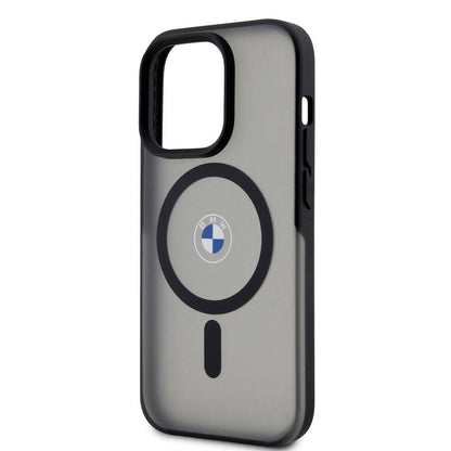 iPhone 15 Pro Max Kılıf BMW Orjinal Lisanslı M-safe Şarj Özellikli IML Baskı Logolu Buzlu Mat Kılıf