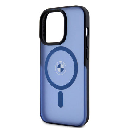 iPhone 15 Pro Max Kılıf BMW Orjinal Lisanslı M-safe Şarj Özellikli IML Baskı Logolu Buzlu Mat Kılıf