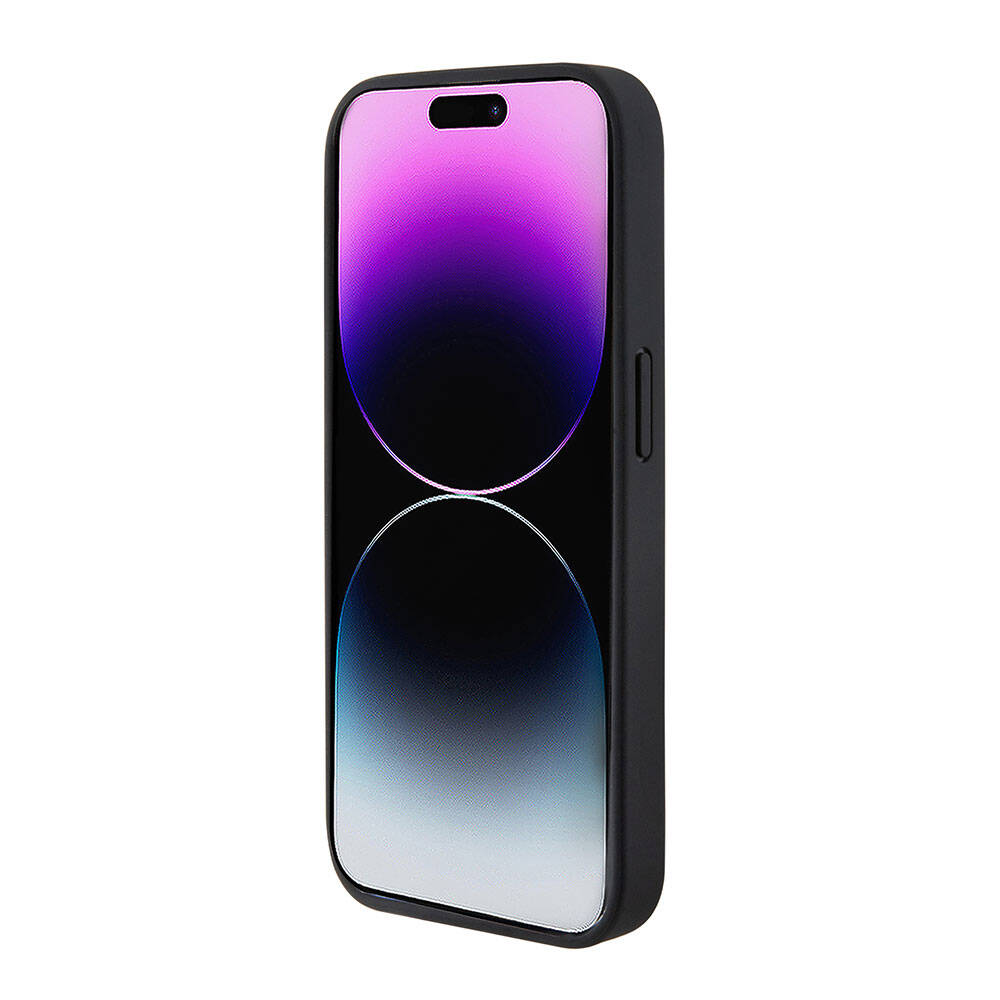 iPhone 15 Pro Max Kılıf BMW Orjinal Lisanslı M-safe Şarj Özellikli M Logolu PU Karbon Kılıf