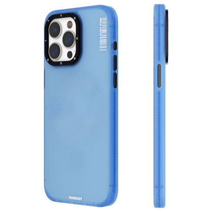 iPhone 15 Pro Max Kılıf Buzlu Mat Tasarım Youngkit Colored Sand Serisi Kılıf