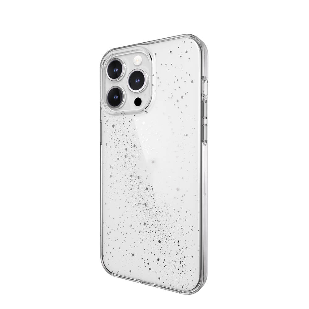 iPhone 15 Pro Max Kılıf Çift Katmanlı IMD Baskılı Bumper Lisanslı Switcheasy Cosmos Starlight Kılıf