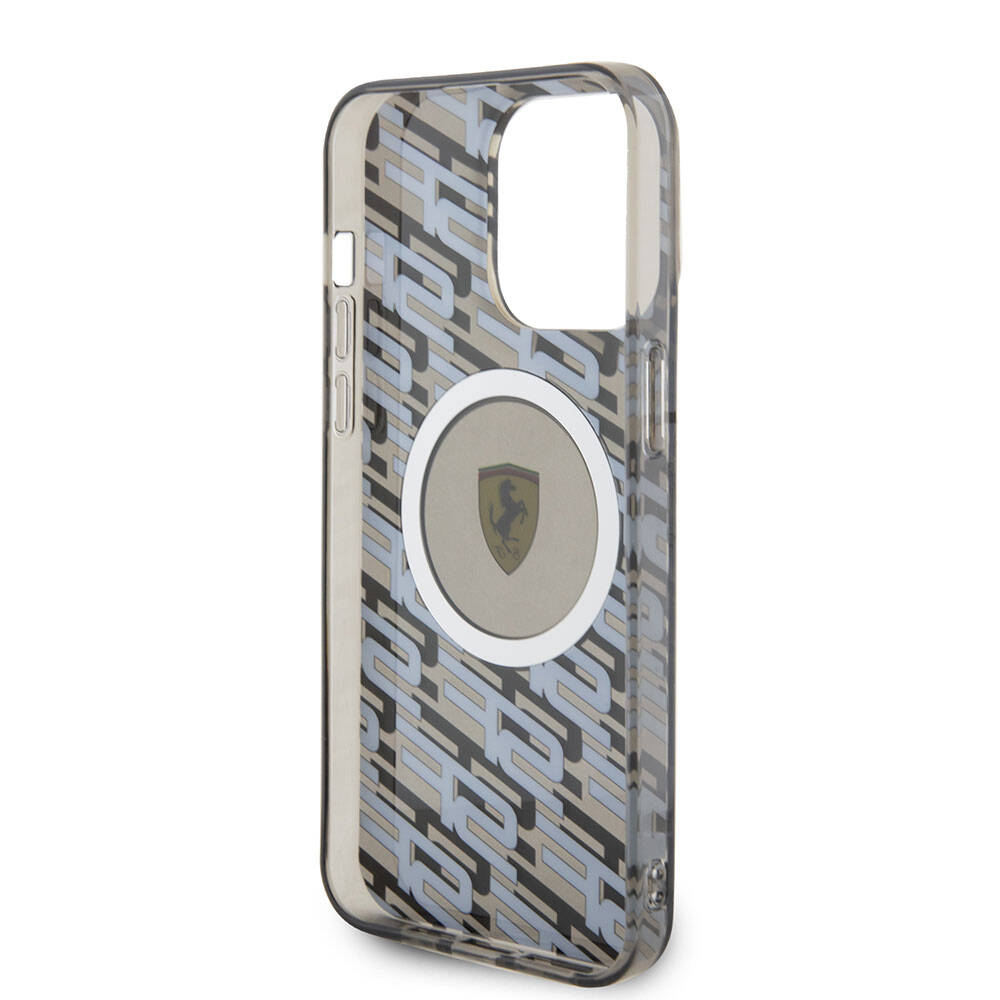 iPhone 15 Pro Max Kılıf Ferrari Orjinal Lisanslı M-safe Şarj Özellikli Multi SF Kılıf