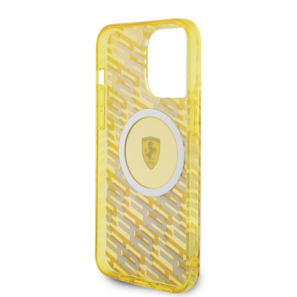 iPhone 15 Pro Max Kılıf Ferrari Orjinal Lisanslı M-safe Şarj Özellikli Multi SF Kılıf