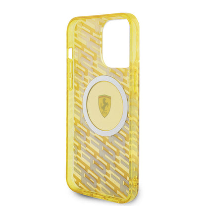 iPhone 15 Pro Max Kılıf Ferrari Orjinal Lisanslı M-safe Şarj Özellikli Multi SF Kılıf